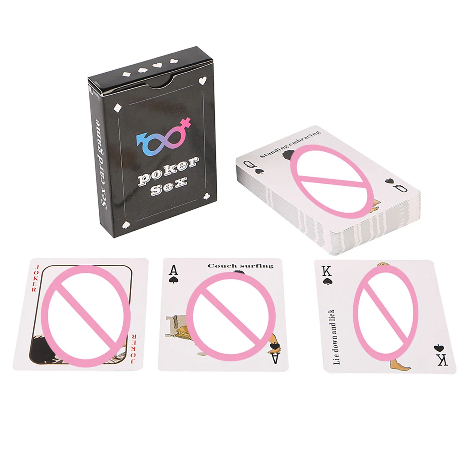 بطاقة وضعية جنسية للزوجين البالغين، بطاقة ممتعة، لعبة غرفة نوم للزوجين المجنونين، تعزز العواطف وهدية الرغبة