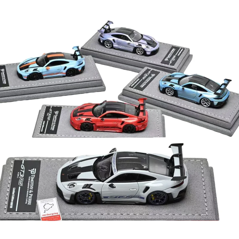 

Модель автомобиля TP 1:64 911 992 GT3 RS Nurburgring Track Edition, статическая, из смолы, коллекционная, подарок для мальчиков, украшение.