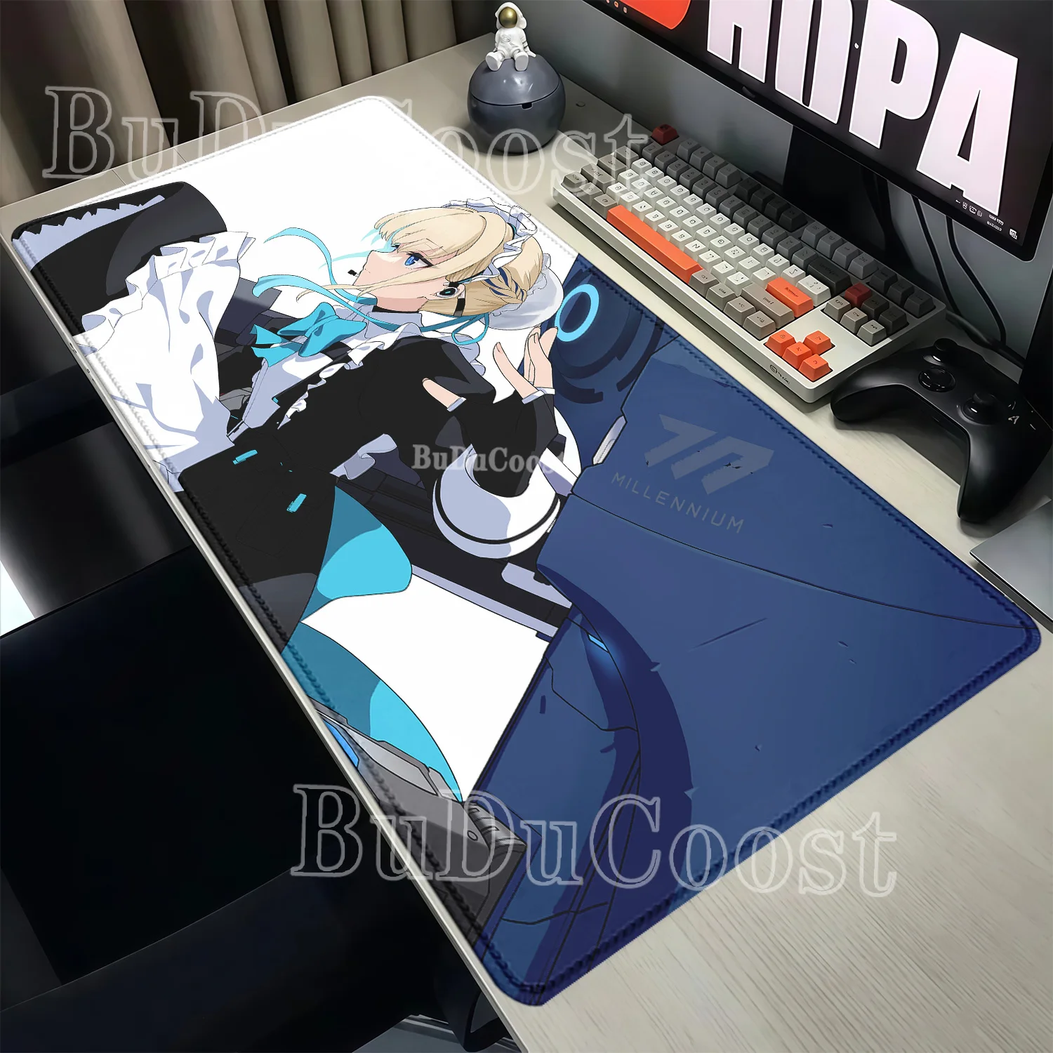 Mousepad Asuma Toki Blue Archi - огляд і ціна Desk Setup Blue