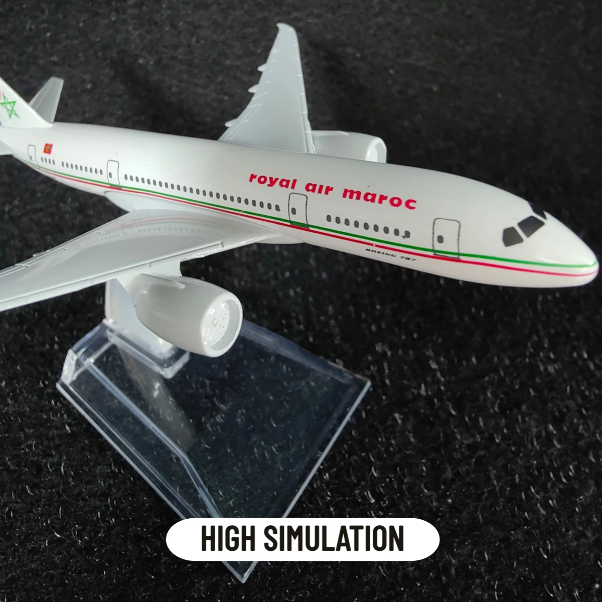 Scale 1:400 Metal Diecast Plane Model Morroco Airlines Replica 16cm Boeing Airbus Aircraft Aviation Airplane Miniature Toy