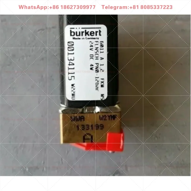 Burkert6011 Small Bore 1.2 Direct Acting Solenoid Valve 24VDC 00134115 6012 C