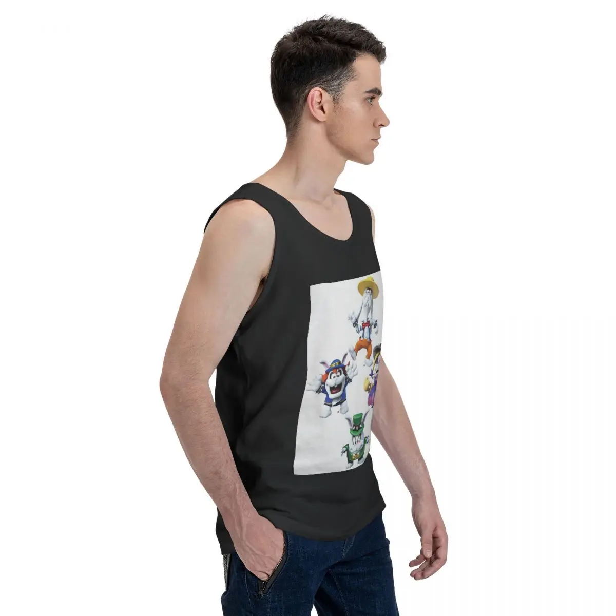 The Broodals Super Videogames Video Games Switch 100% Cotton Men's Sweatshirt Vest Sleeveless Tees Men Tank Tops T-shirt