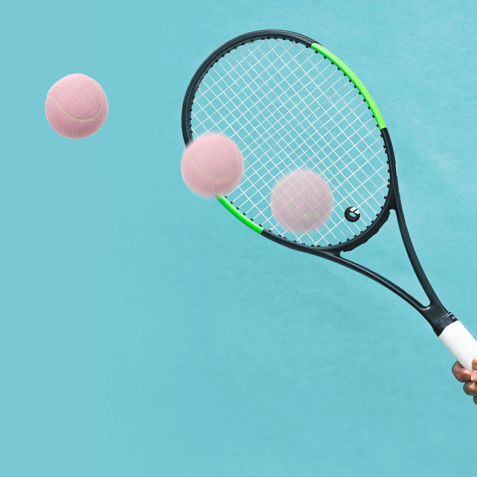 Juguetes de tenis de goma para principiantes, parque infantil, pelotas de entrenamiento para principiantes, volante de bádminton juguetón