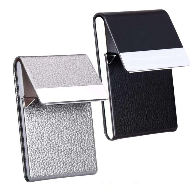 PU Cigarette Case Men's Portable Thick 7-piece Medium-sized, 9-piece Leather Cigarette Case, Gift Cigarette Case