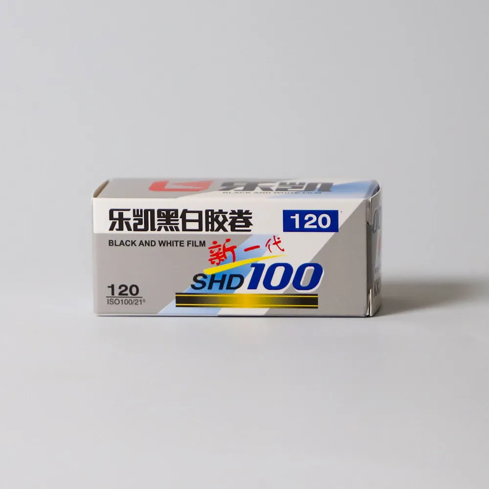 LUCKY 120mm Film CHINA Black And White Film SHD100 ISO 100 Exposure For Kodak Fujifilm 120 Film Camera（Expiration Date: 2027）