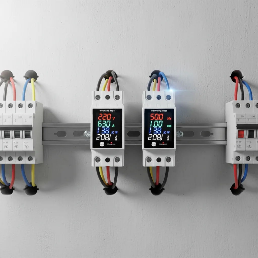 Multi-Functional Digital Electricity Meter Accurate Voltage Current Power Factor Monitoring For AC 30-400V