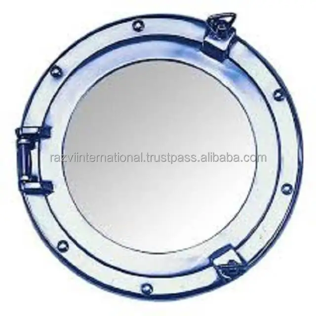 

Blue Color Eco-Friendly Metal Aluminium Nautical Porthole Marine Supplies