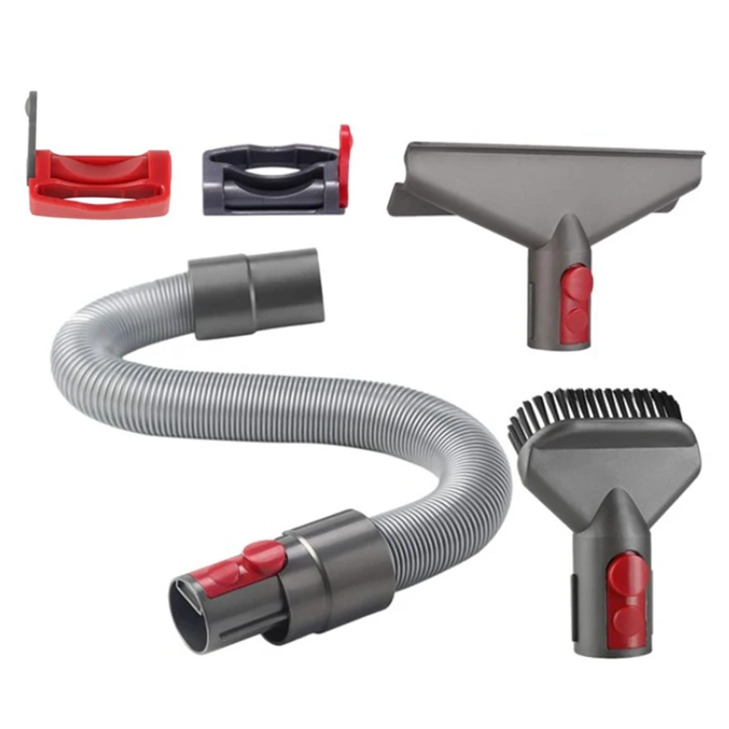 

For Dyson V15 V12 V8 V11 V10 V7 Absolute Detect Cordless Vacuum Attachment Mattress Tool+Stiff Brush+Extension Hose