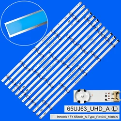 Striscia di retroilluminazione a LED per 65UJ6300 65UJ630V 65UJ634V 65UJ5500 65UK6100 65LG63CJ-CA 65UJ6300-CA 65UJ6309 65UJ63_UHD_A BCD