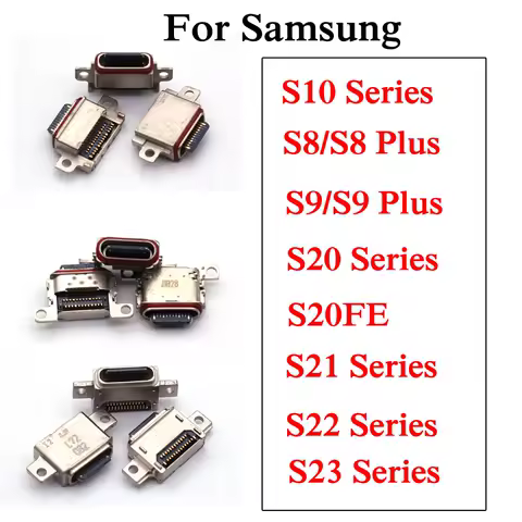 10pcs For Samsung S23 S22 S10 S20 S21 Ultra S8 S9 Plus USB Charging Port Jack Dock Connector Type-C Charger Plug Dock Socket