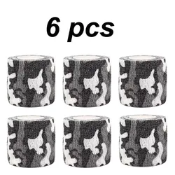4.5m Camouflage Elastic Bandage Hunt Disguise Wrap Tape Self Adhesive Sports Protector Ankle Knee Finger Arm Pet Tattoo Bandage