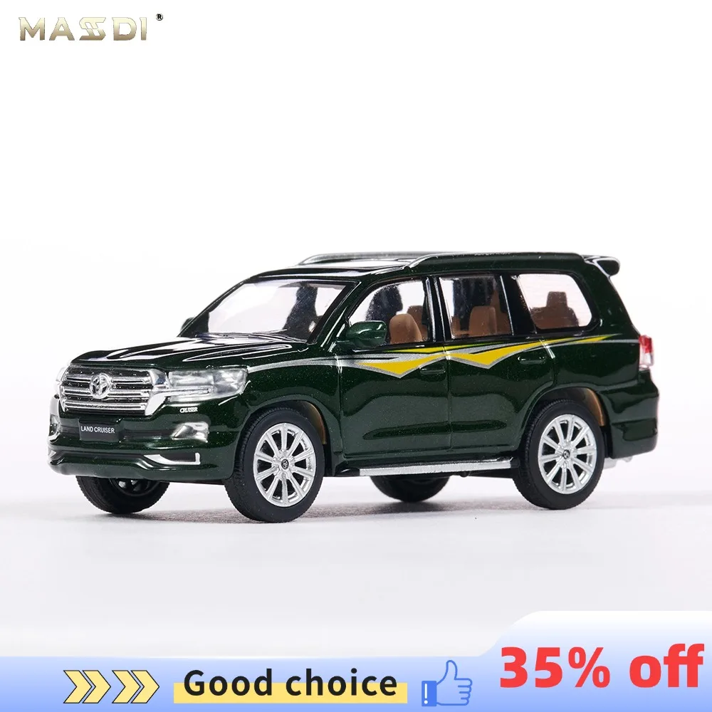 MASDI 1/64 LAND CRUISER LC200 Diecast  Alloy Toys Model Cars Motor Vehicle Diecast Metal Model Teenager Adults Gifts