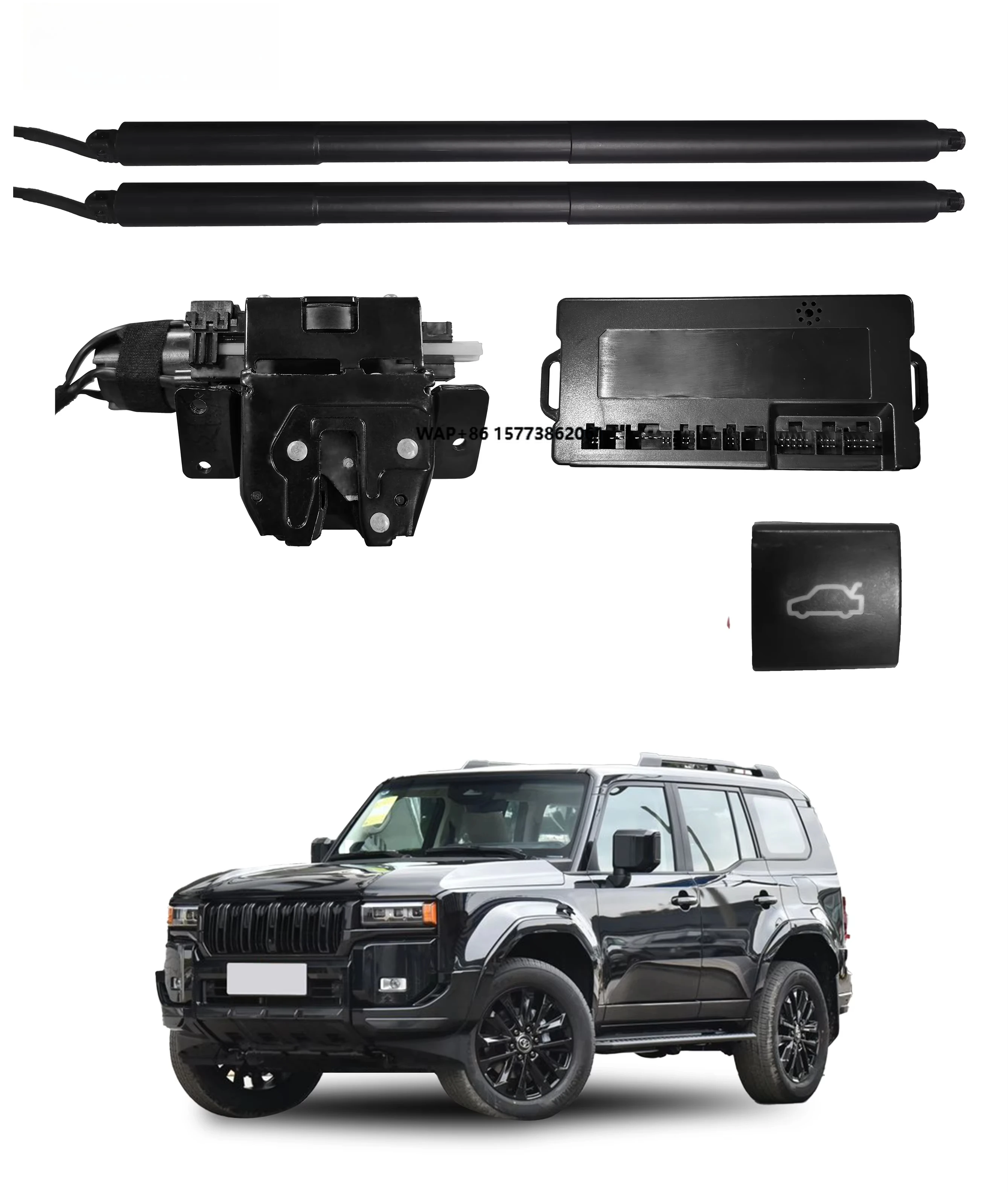 

LC Prado 2024 for for Car Auto Rear Door Power Tailgate Lift Trunk Control Kit Foot Sensor Optional IPX4 Waterproof
