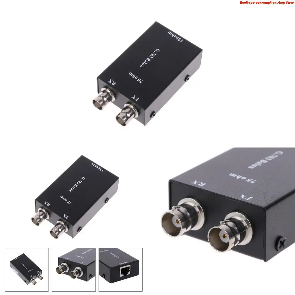 L9NA Balanced Unbalanced Converter Support 16Path Conversion BNC to RJ45 Converter