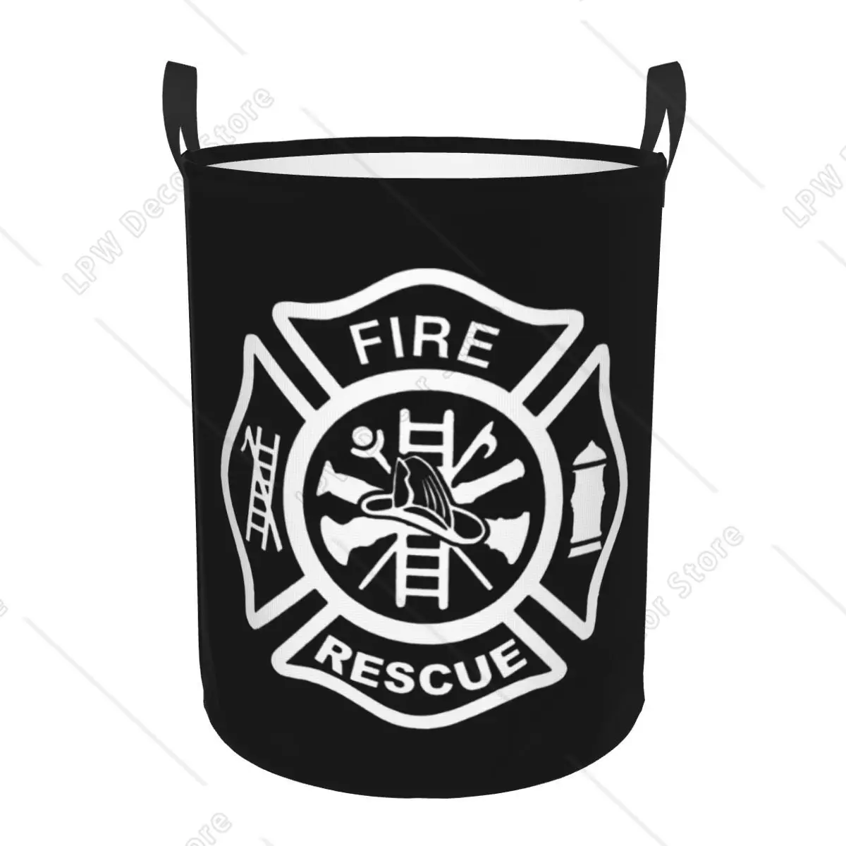 

Индивидуальная складная корзина для белья в стиле пожарного, контейнер для хранения игрушек и одежды для детской комнаты