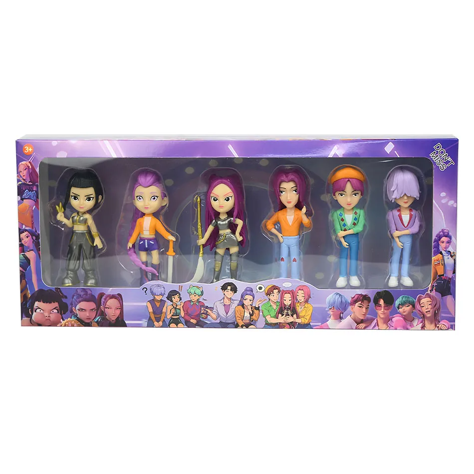 2026 НОВЫЙ Kpop Devil Hunter Rumi Zoe Mira аниме поливинилхлорид коллекция персонажей настольные безделушки детский новогодний подарок