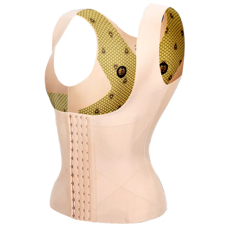 Women Slimming Vest Shaper Tummy Control Tank Top Magnetic Waist Corset Girdle Body Underwear