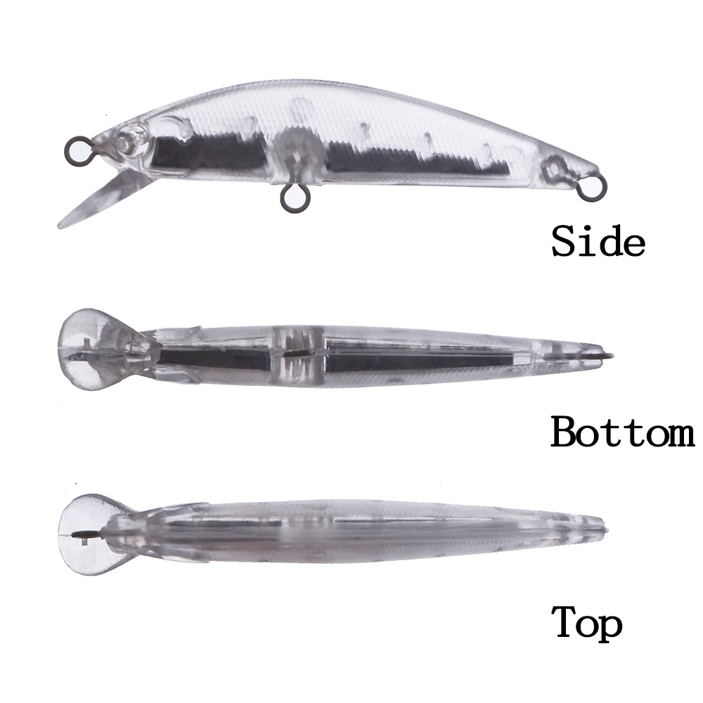 Chan'sHuang Minnow sonajero hundido – Cebo artificial blanco - imagen 3