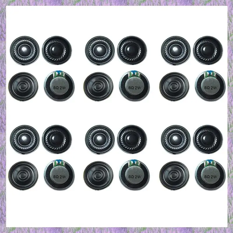 

2025 New-24 Pc 23Mm Horn 8 Ohm 2W Round Inner Door Electronic Toy Small Speaker