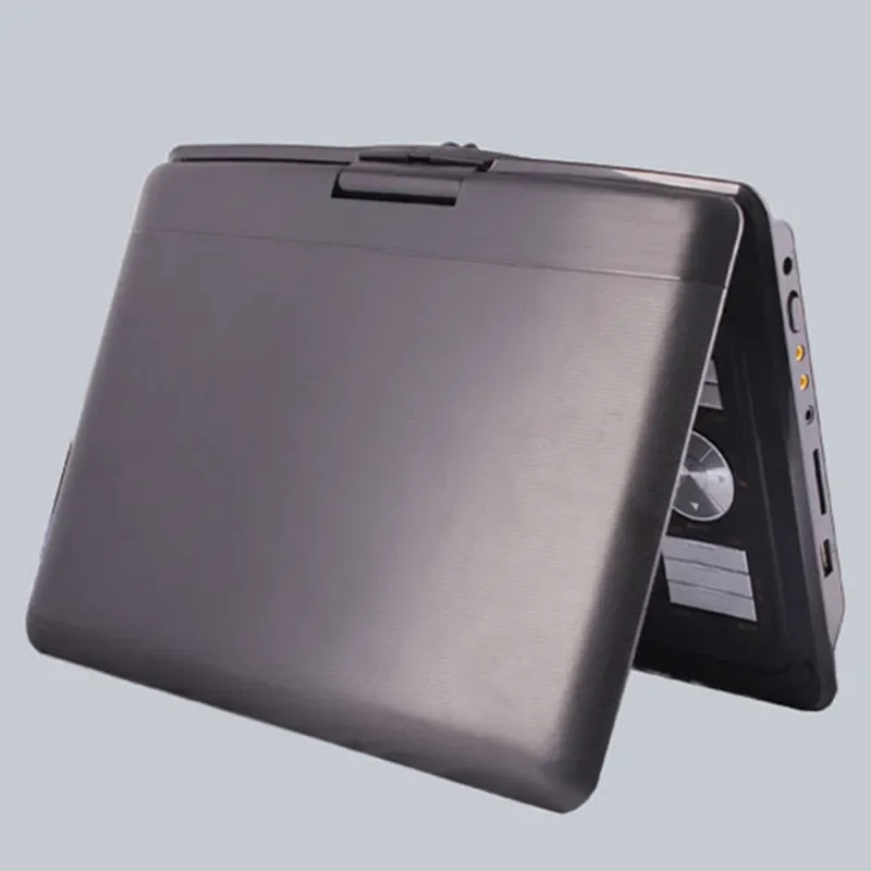 13,8-дюймовый цифровой мультимедийный портативный видеоаппарат EVD/DVD, USB-порты для чтения карт, аналоговый ТВ/игровой поворотный ЖК-экран/270 градусов