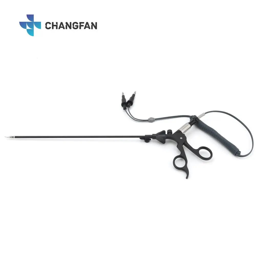 5mm*330mm Laparoscopic Maryland Tips Double/Single Action Bipolar Forceps, Bipolar Coagulation Forceps With Cable