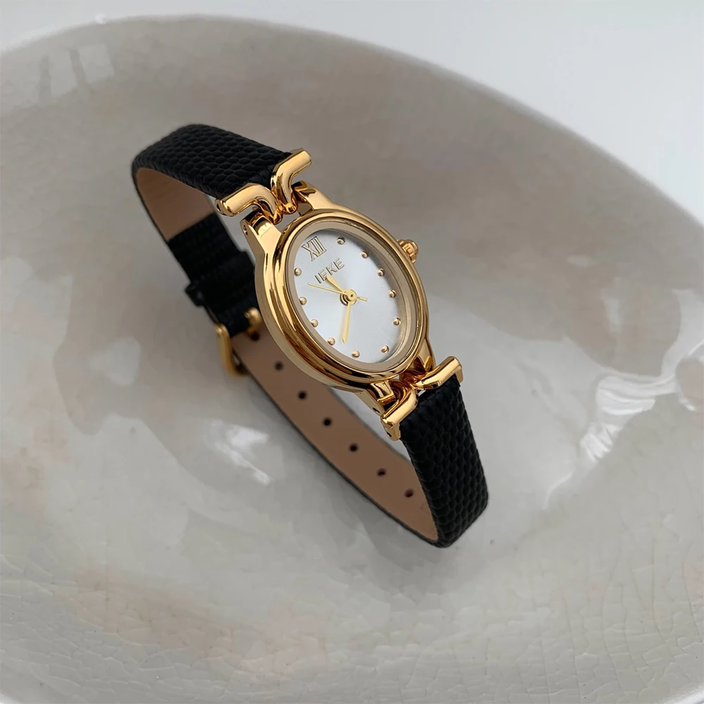 

Fashion Simplicity Temperament tiny Elliptical belt Watch For women's girl Chain watch strap watch Women's accessories