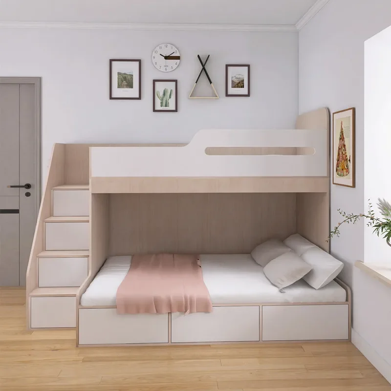 Factory direct supply dislocation bed tatami staggered small apartment with storage space