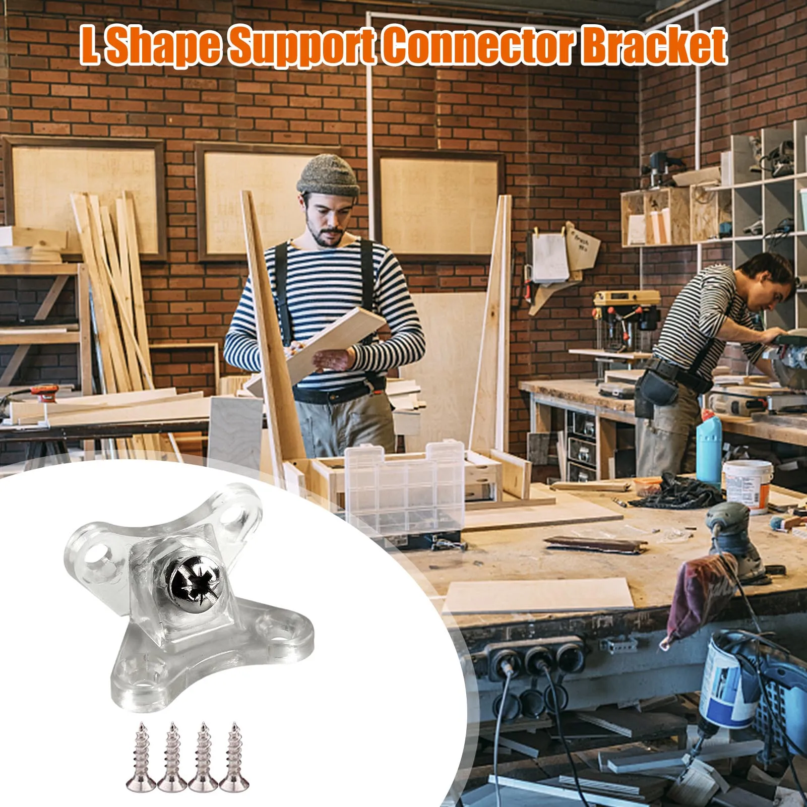 L-shape Support Connector Bracket Removable Corner Code Right Angle Bracket Support Fastener For Furniture Use