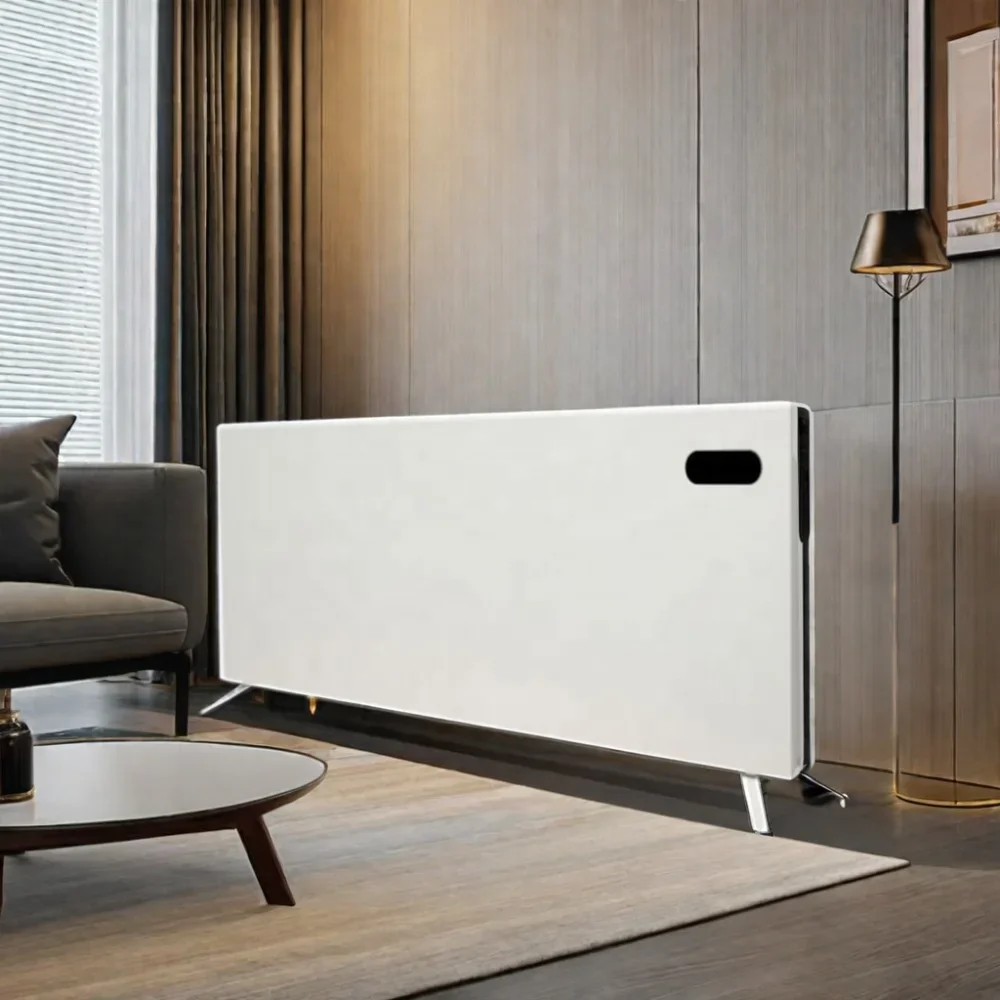 

Quiet Electric Room Heaters Wall Mounted Metal With Remote Control Overheat Protection And Deodorization Function