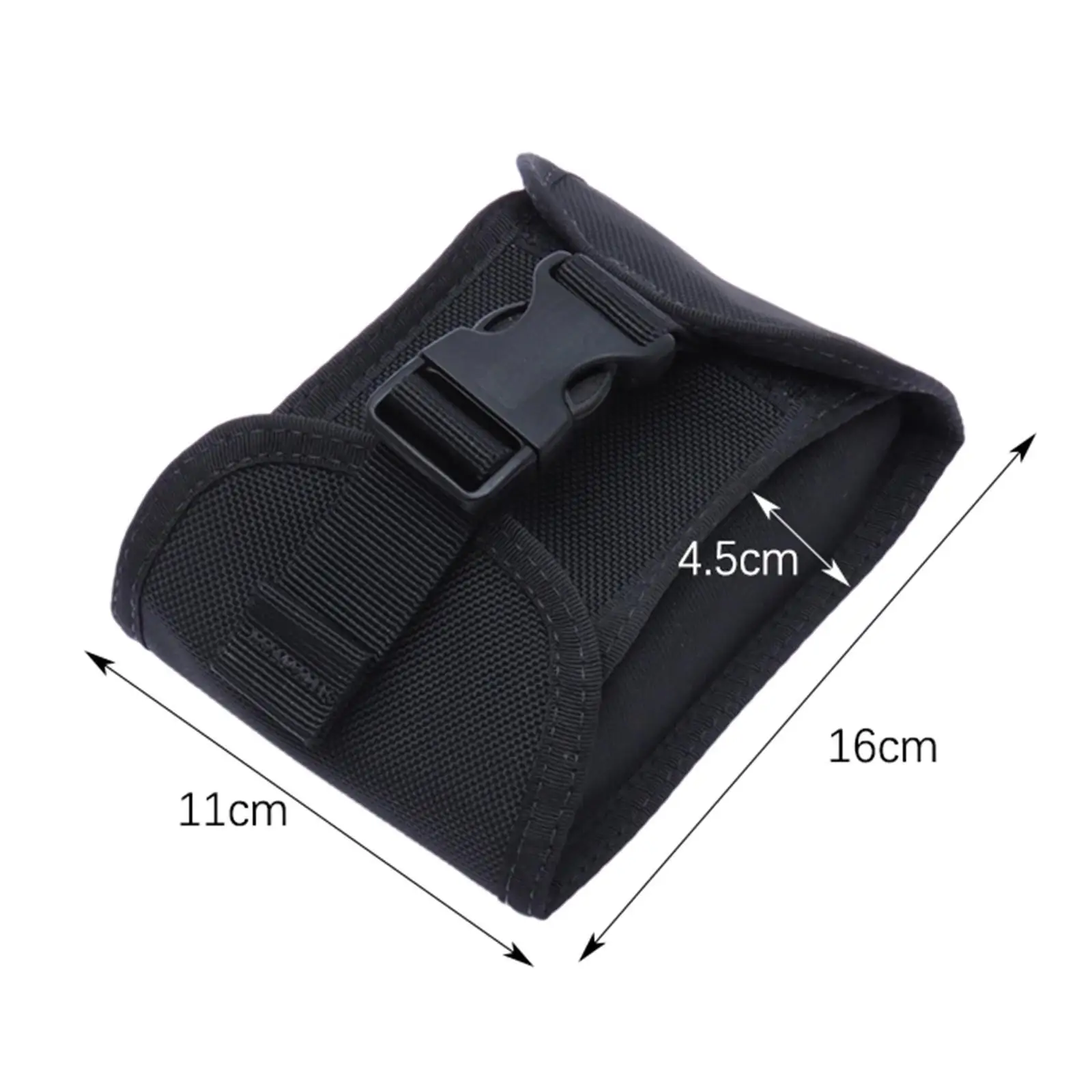 جيوب وزن الغوص تسخير فارغة الغوص اللوحة الخلفية الحقيبة السوداء 1000D النايلون الغوص اكسسوارات حزام الجيب #2