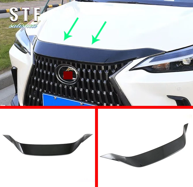 ABS Front Grille Around Hood Trim For Lexus NX-Class AZ20 NX250 NX350 NX450 2021 2022 Car Accessories Stickers