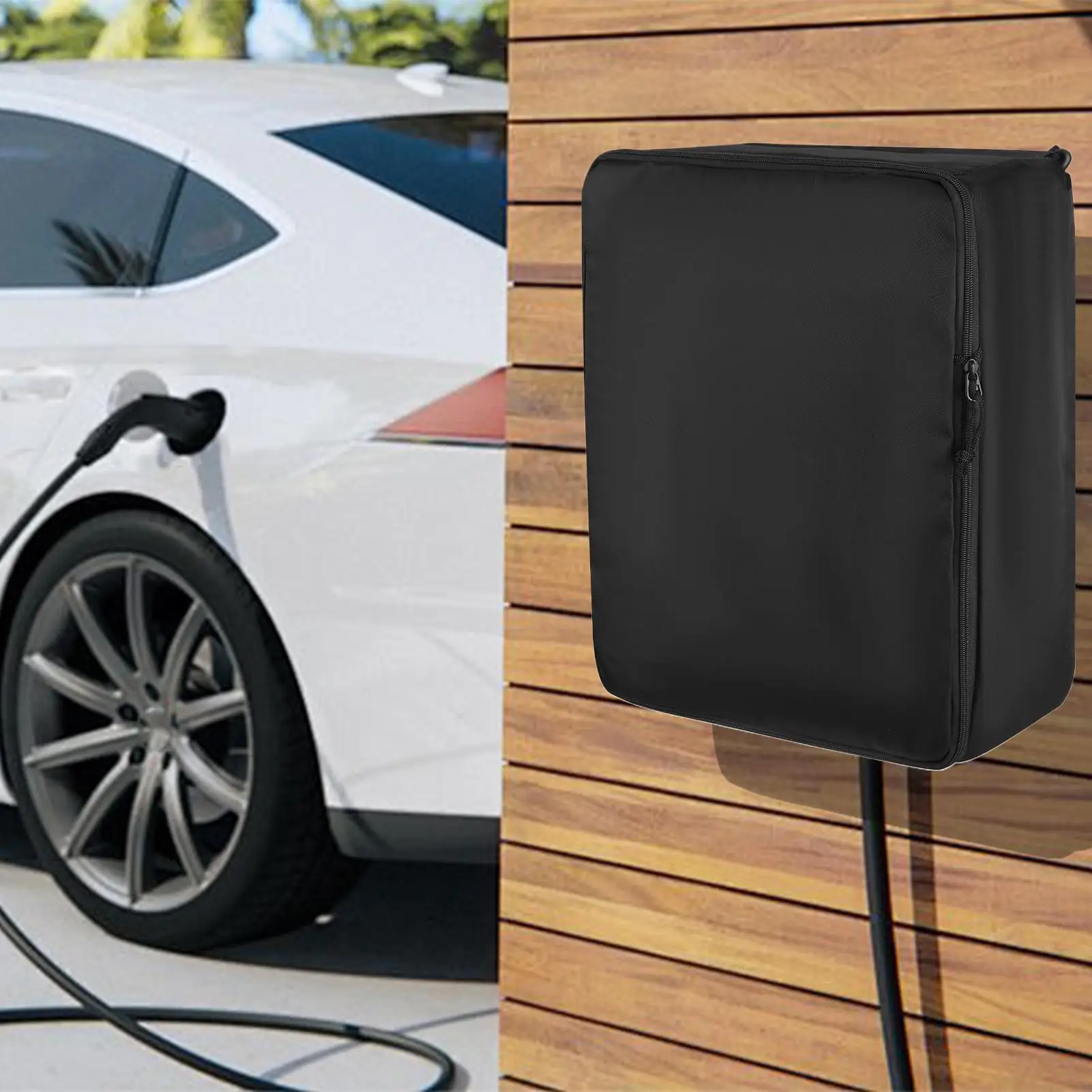 

Battery Cable Storage Bag Battery Jumper Cable Cords Storage Bag Dust-Proof Flexible Automotive Accessories Organizer For Travel