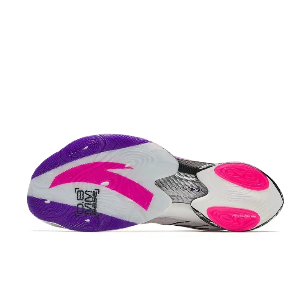 Anta C10 Pro: Stylish and Comfortable, Non-Slip and Breathable Running Shoes for Women, White, Purple, and Pink, 122445574-6
