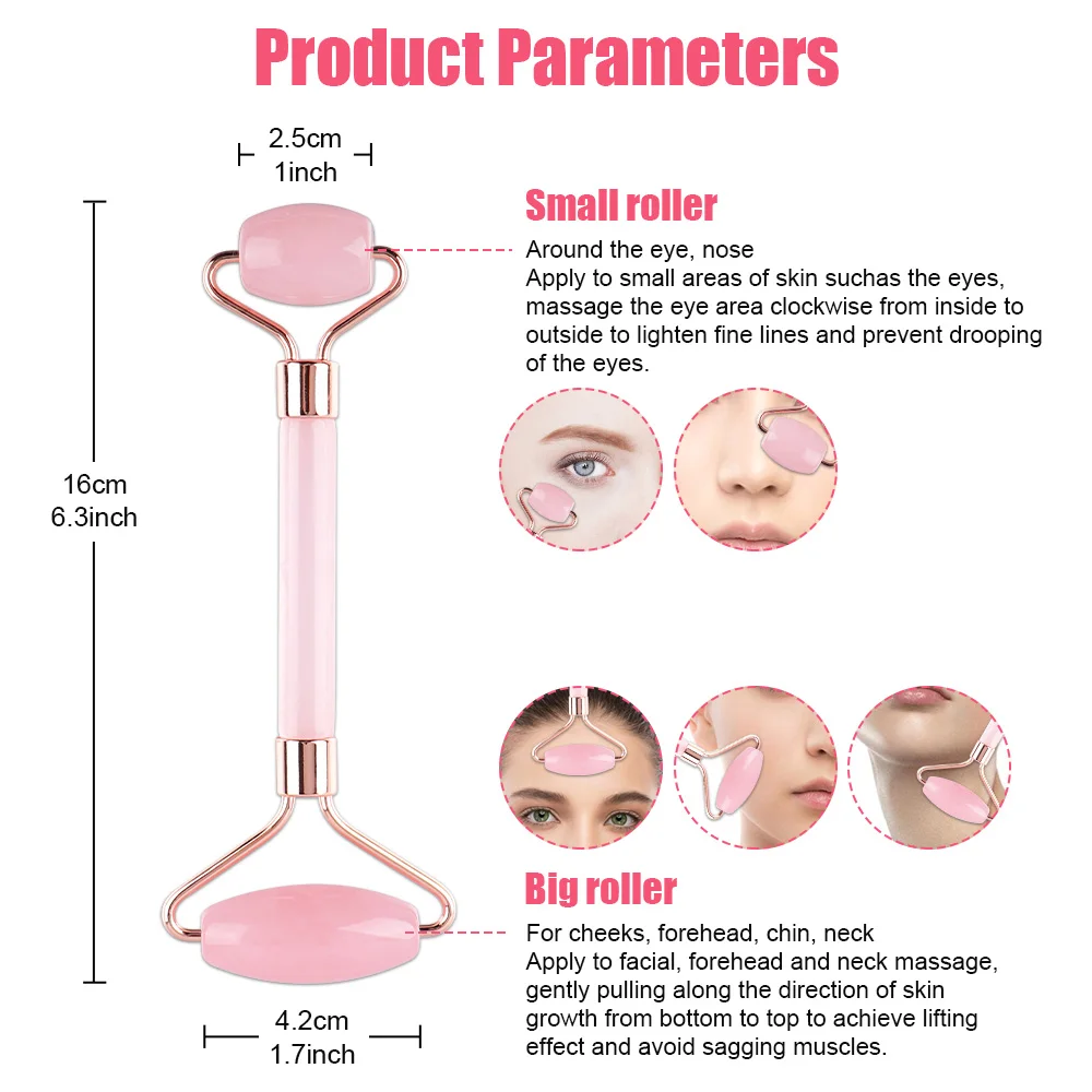 Facial Massager Roller Gua Sha Scraper Board Face Massage Acupoint Guasha Neck Face Lifting Wrinkle Remover Beauty Skin Care