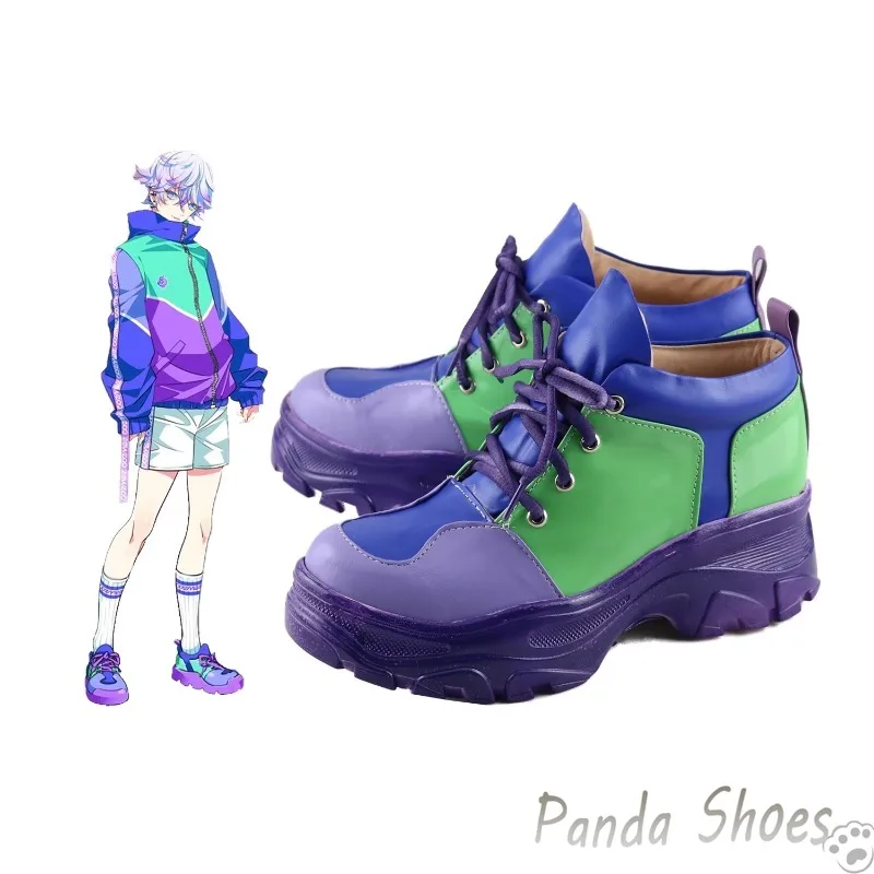 Paradox Live Cosplay Shoes, Yatonokami Kanata KANATA, Anime Cos Sneaker Boots, Cosplay Costume Prop, Sapatos para festa de Halloween