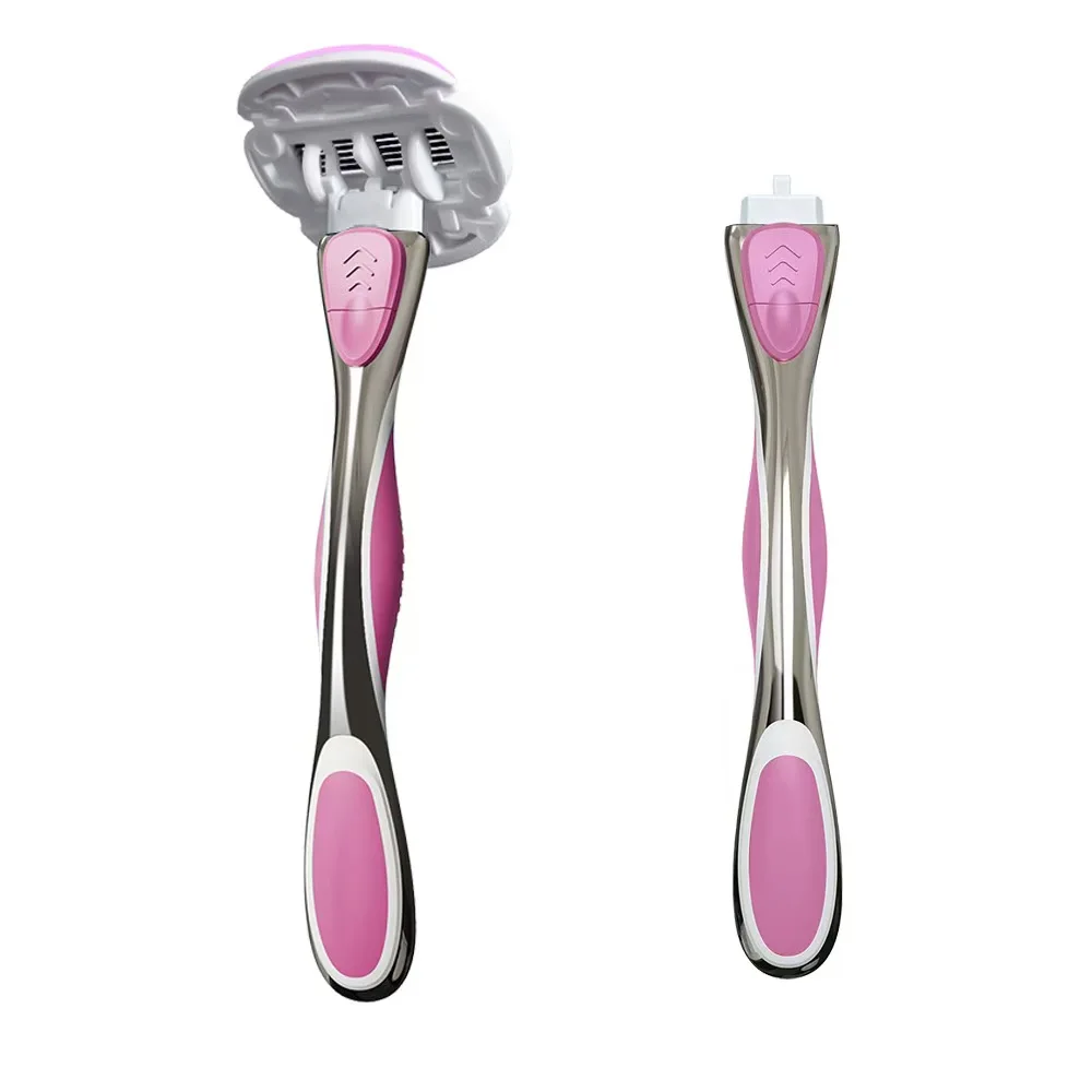 JOKMAE Metal Handle Shaver Safety Razor Set High Quality Women Razor Sharp Shaver For Female Leg Hair Removal Armpit Hair Razor - Image 3