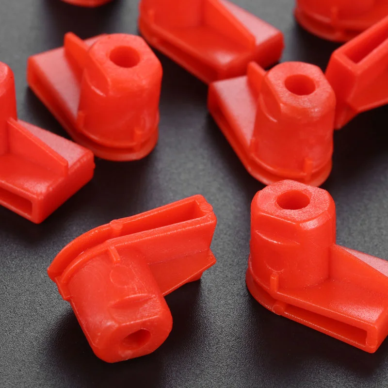 10pcs for Opel Vauxhall Car Bumper Clips Wing Mounting Grommet Nuts Screws 1404969 / 24449408 Red Fastener Clips Car Accessories