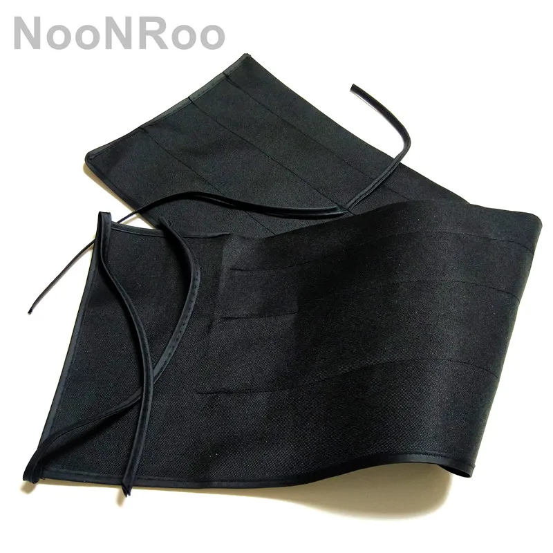 NooNRoo 100% Baumwolltasche für Fliegenruten, 4-teiliger Rutenkoffer, schwarze Farbe, hochwertige Fliegenfischerruten-Tasche, 3 Stück/Tasche – Detail 6