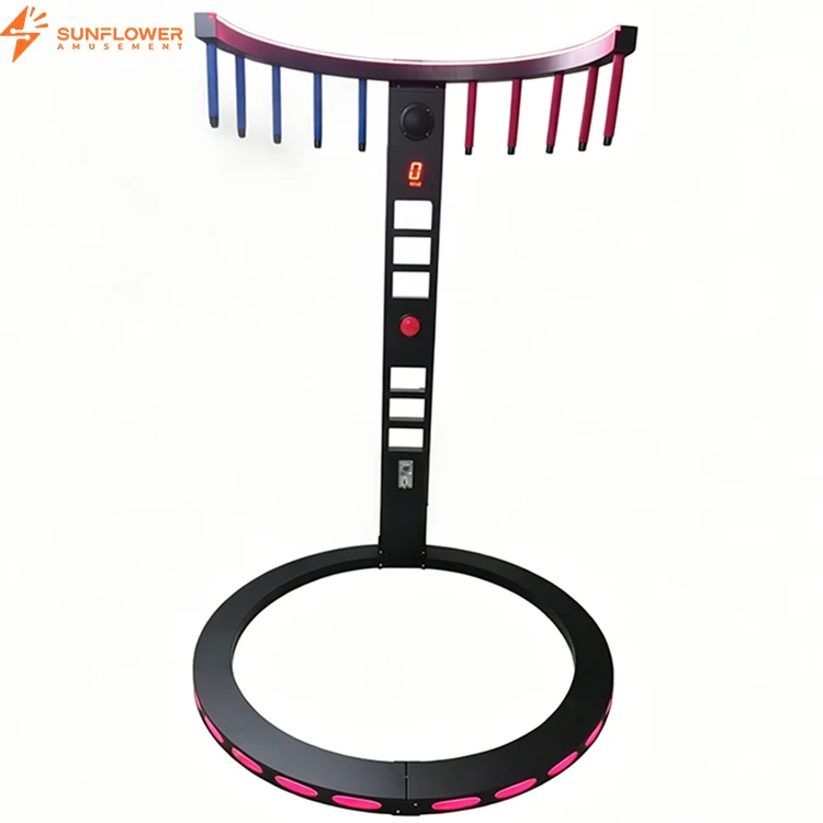 Indoor Sport Portable Amusement Arcade Game Machine Stick Speed Fast Reaction Hand Catching Stick Coin Operated Training Machine