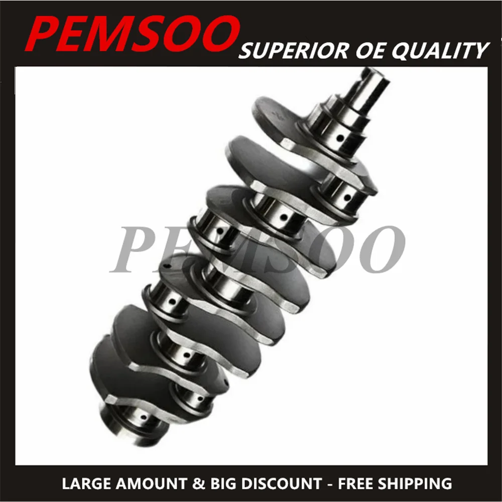 New 1X ME202013 ME203551 MD620109 Crankshaft for Mitsubishi 4M40 E307 SH60 Engine