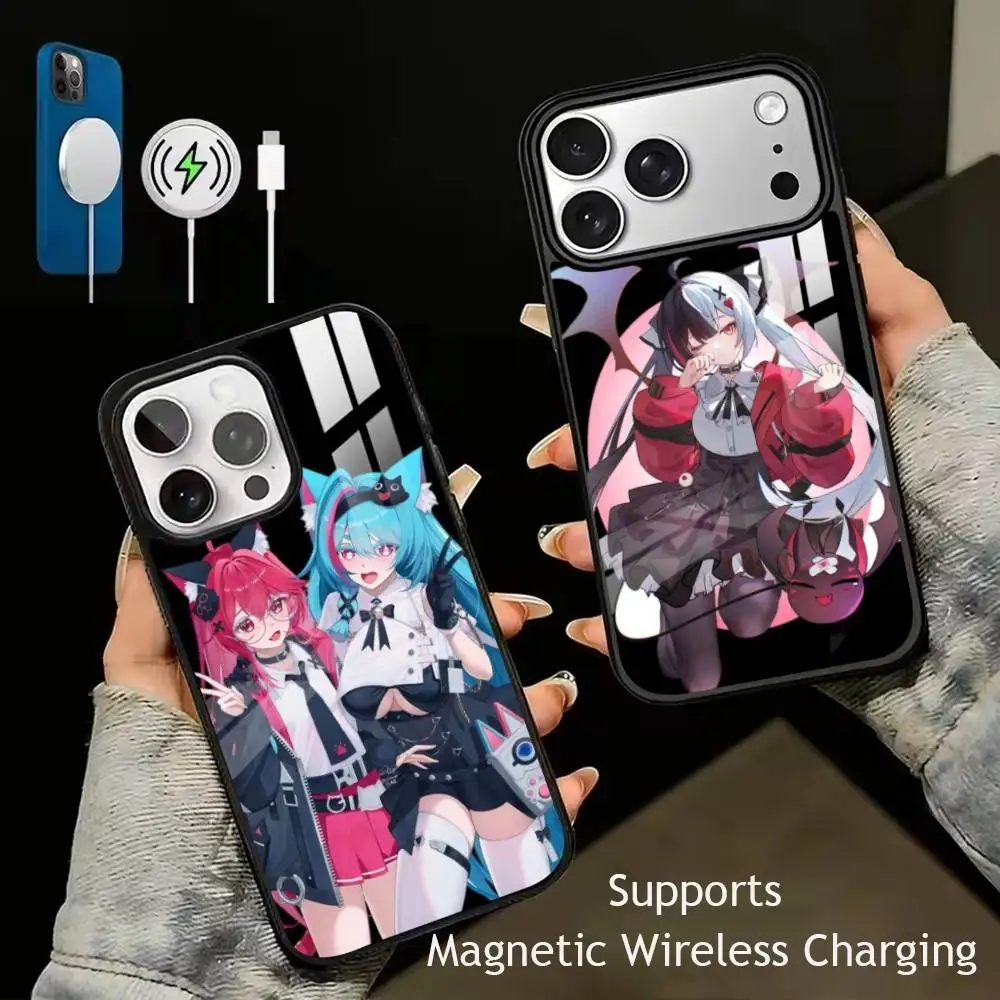 

neverness to everness Mint Nte Phone Case For iPhone17,16,15,14,13,12,11 Plus,Pro Supports Magnetic Wireless Charging