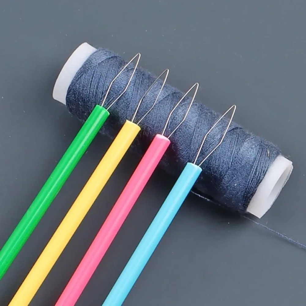 10Pcs Needlework Threading Needle Threaders Sewing Accessories Embroidery Cross Stitch Large Hole Beaded Accessories Handmade