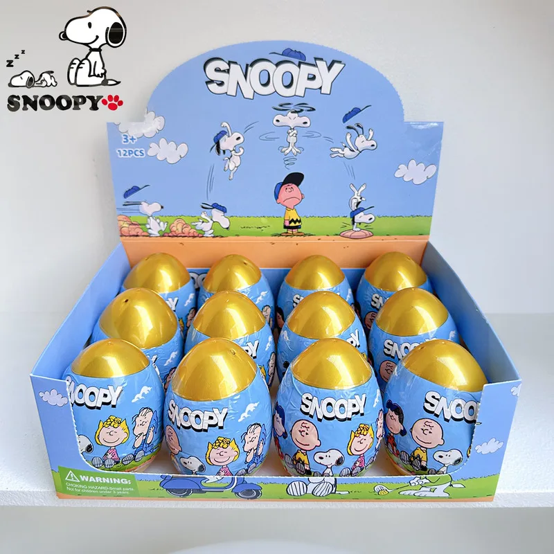 

12 шт., брелок для ключей Snoopy Stitch, яичный шар, слепая коробка, мультяшные фигурки, кукла, слепое яйцо, мобильный кулон, загадочная коробка, витое яйцо, игрушки, подарки