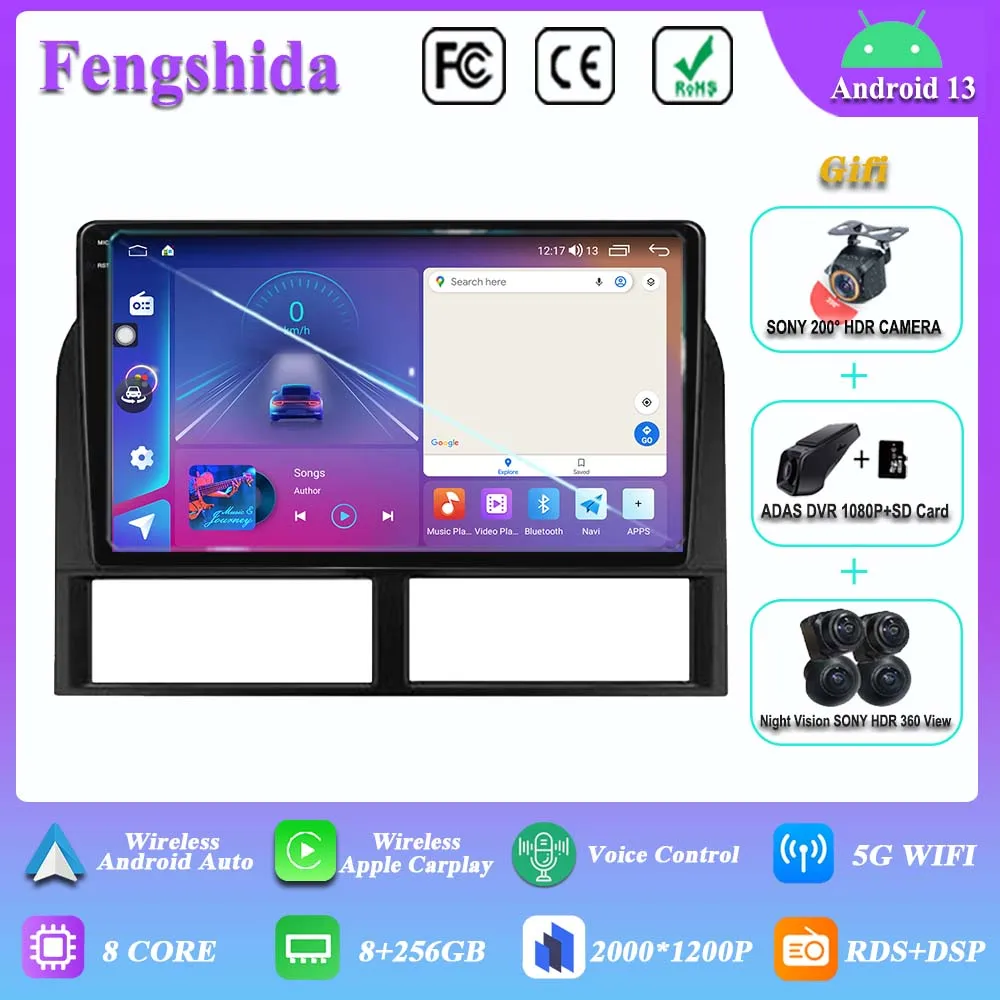 

Android 13 Car Radio DVD For Jeep Grand Cherokee II WJ 1998 - 2004 Multimedia Player GPS Navigation 7862 CPU Stereo Head Unit