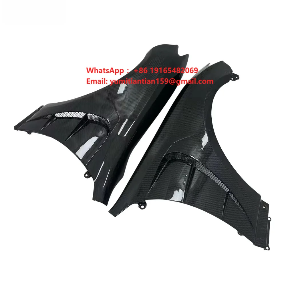 RC Carbon Fiber Fenders, RCF Style Vented Real Carbon Fiber Fenders, Suitable for 2015-2023 Lexus RC200t RC300 RC350 XC10.
