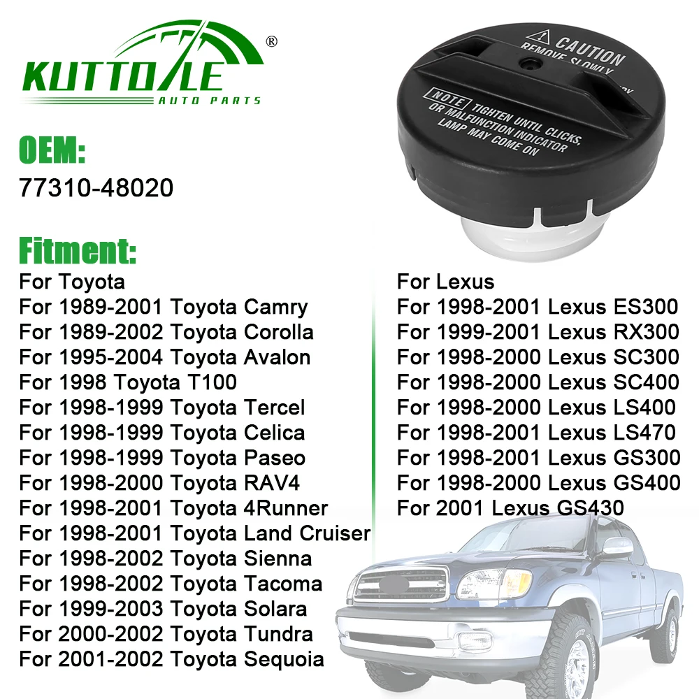 77310-48020 Fuel Tank Cap Inner Filler Gas Cover For Toyota Camry Corolla Avalon RAV4 4Runner Solara Lexus ES RX LS GS 300 400