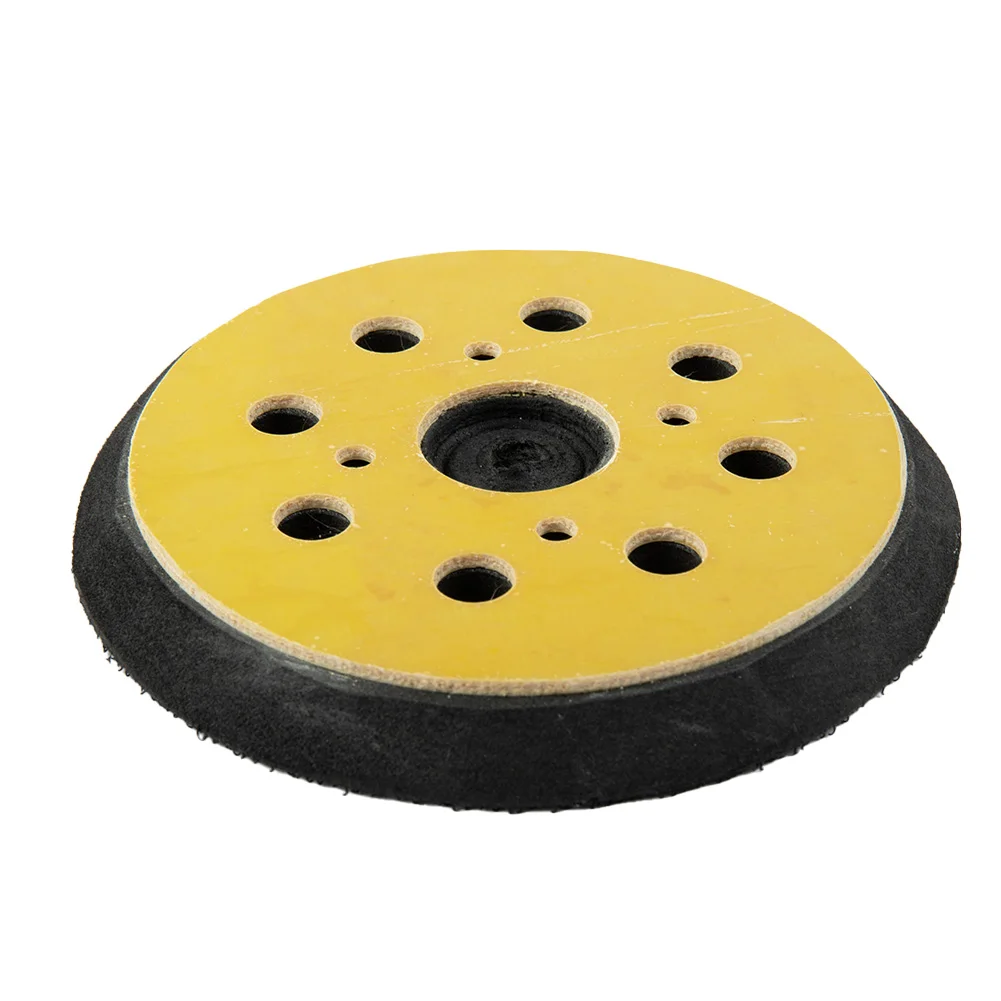 5inch 8 Hole Backup Pad Polishing Hole Sander Disc Sanding Backing Built-in Aggressive Mounting Thread Replacement Backing Pad