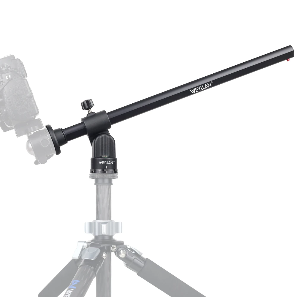 

Weyllan EH5 Aluminum Alloy Horizontal Center Column 360 Degree Rotatable Multi-Angle Tripod Rod Extension Arm for Overhead Shoot