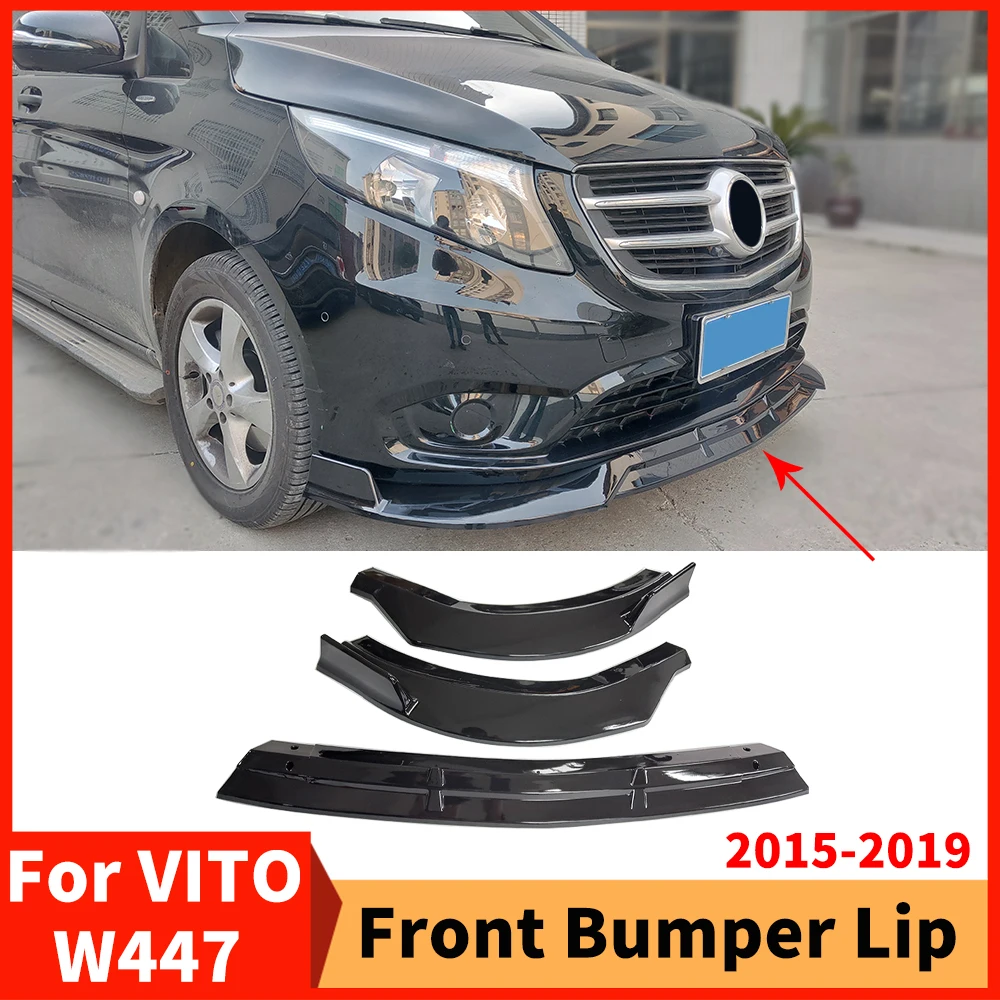 

Аксессуары, сплиттер, передний бампер, накладка на подбородок для Mercedes VITO Benz W447 Like 2015 2016 2017 2018 2019 V200 V220 V250 Tuning