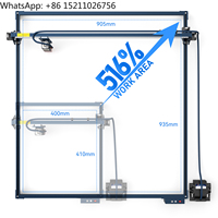 SCULPFUN S10 S30/S30 Pro/S30 Pro Max XY Axis Extender Expansion Rod 935x905mm - Engraving -hine Area Extension Kit